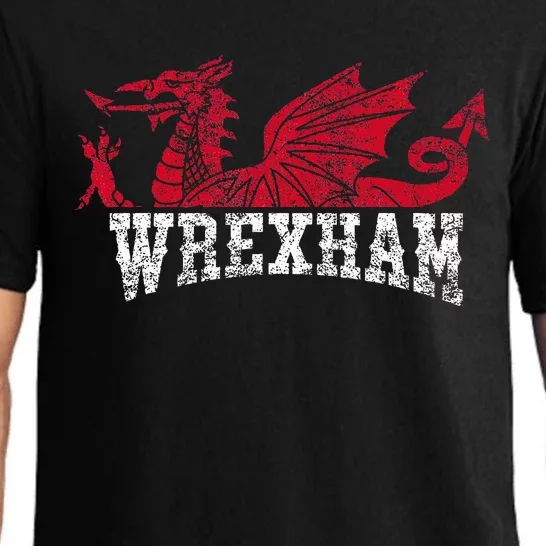 Wrexham Wales red dragon Wrecsam Pajama Set