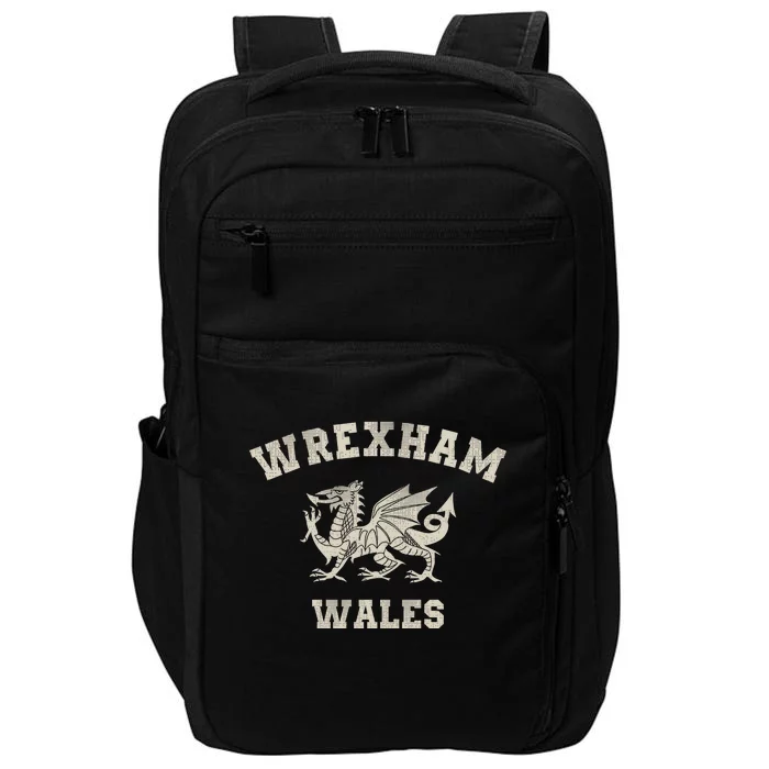 Wrexham Wales Retro Vintage Impact Tech Backpack