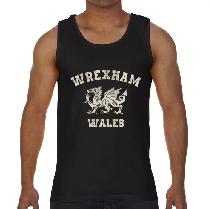 Wrexham Wales Retro Vintage Comfort Colors® Tank Top