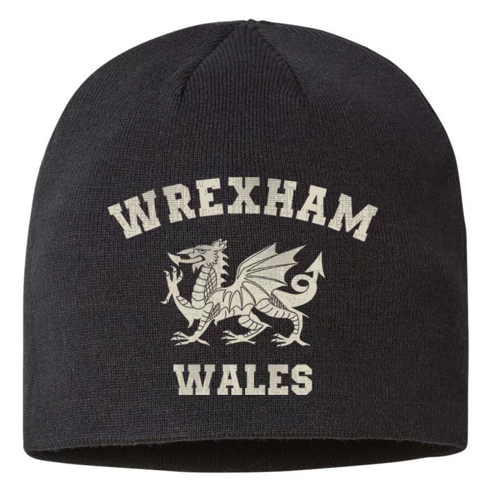 Wrexham Wales Retro Vintage 8 1/2in Sustainable Knit Beanie