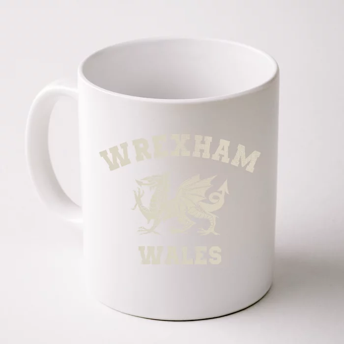 Wrexham Wales Retro Vintage Front & Back Coffee Mug