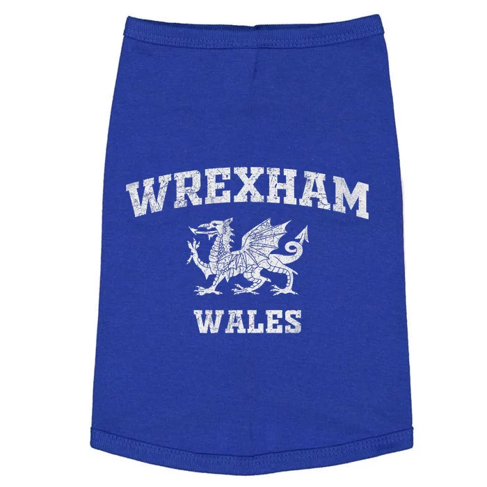 Wrexham Wales Retro Vintage Doggie Tank