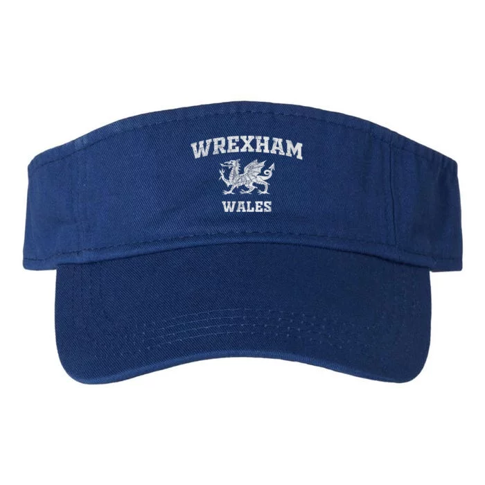 Wrexham Wales Retro Vintage Valucap Bio-Washed Visor