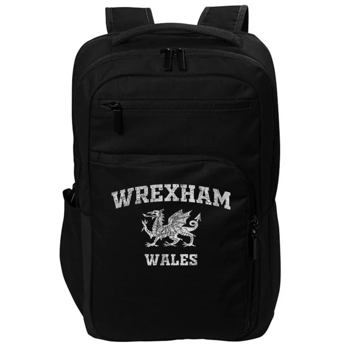 Wrexham Wales Retro Vintage Impact Tech Backpack