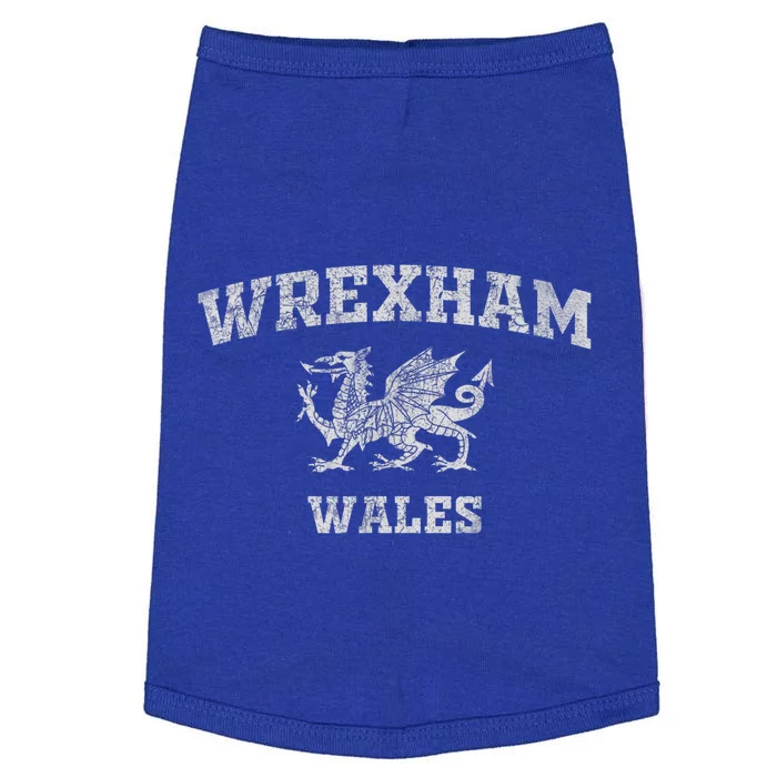 Wrexham Wales Retro Vintage Doggie Tank