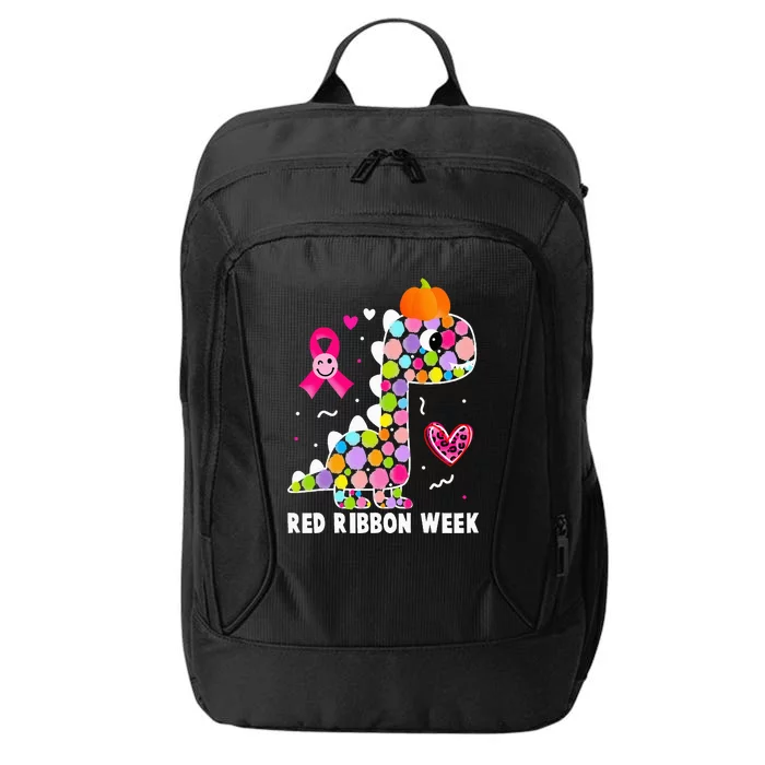 We Wear Red Ribbon Week Awareness Red Ribbon Week City Backpack