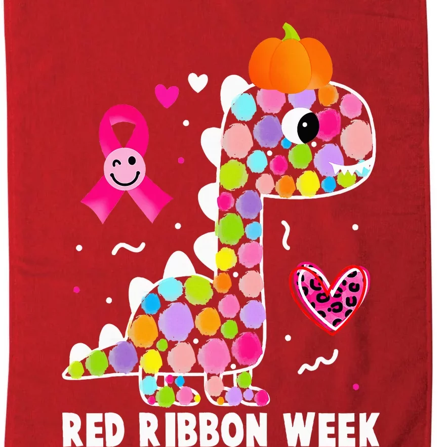 We Wear Red Ribbon Week Awareness Red Ribbon Week Platinum Collection Golf Towel