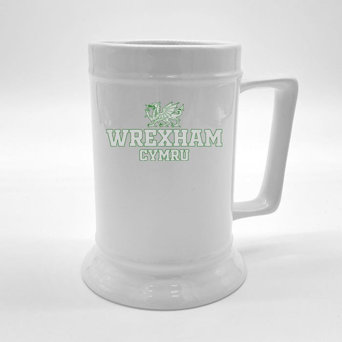 Wrexham Wales Retro Vintage Front & Back Beer Stein