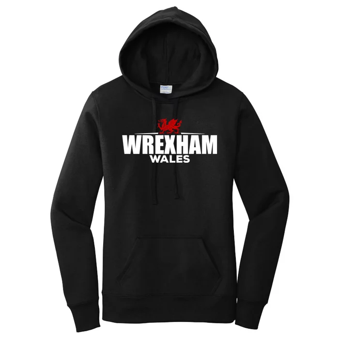 Wrexham Wales Retro Vintage Women's Pullover Hoodie