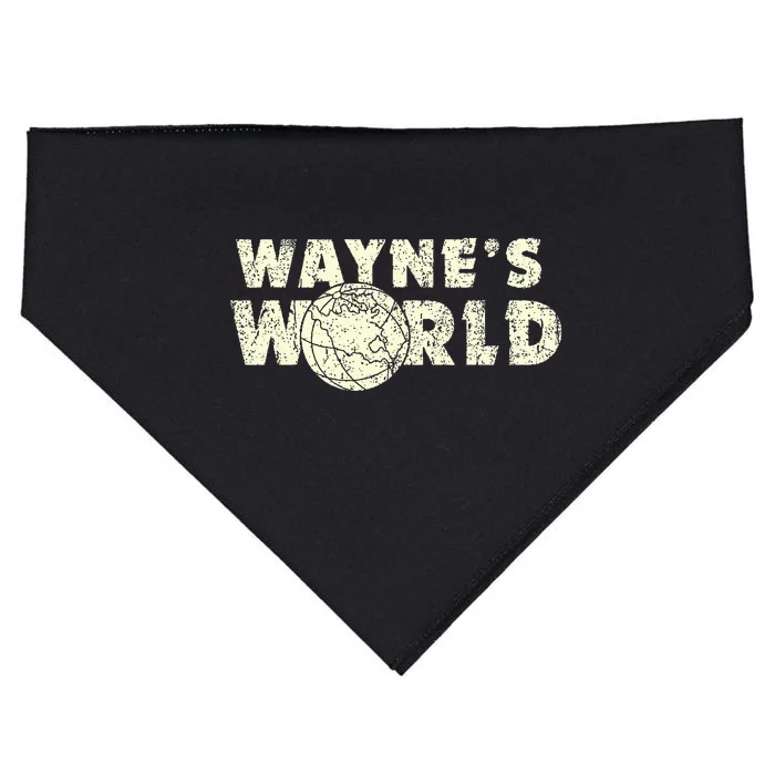 W.A.Y.N.E.S World Retro Vintage 90s Movie Film USA-Made Doggie Bandana