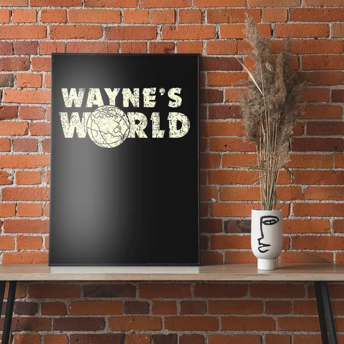 W.A.Y.N.E.S World Retro Vintage 90s Movie Film Poster