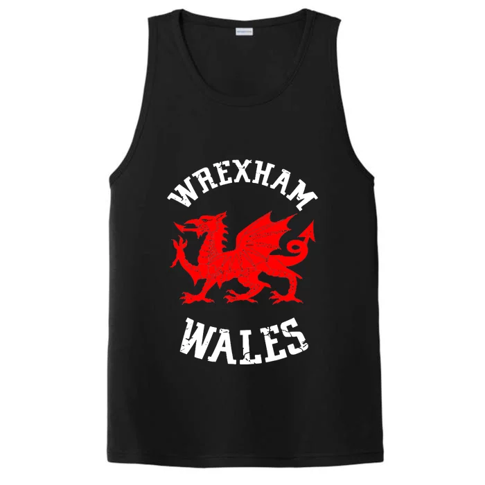 Wrexham Wales Retro Vintage Performance Tank