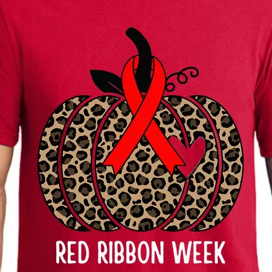 We Wear Red Ribbon for Red Ribbon Week Awareness Pajama Set