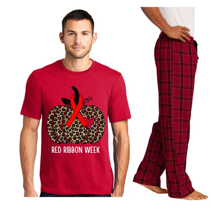 We Wear Red Ribbon for Red Ribbon Week Awareness Pajama Set