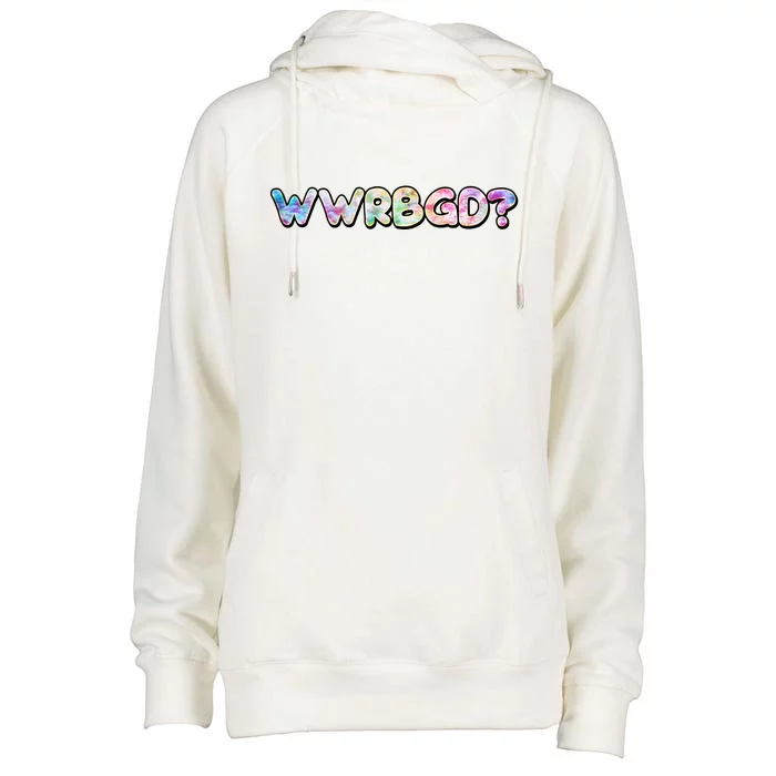 WWRBGD? What Would Ruth Bader Ginsburg Do Tribute Womens Funnel Neck Pullover Hood