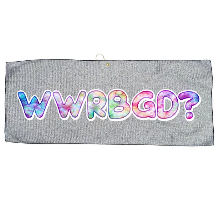 WWRBGD? What Would Ruth Bader Ginsburg Do Tribute Large Microfiber Waffle Golf Towel