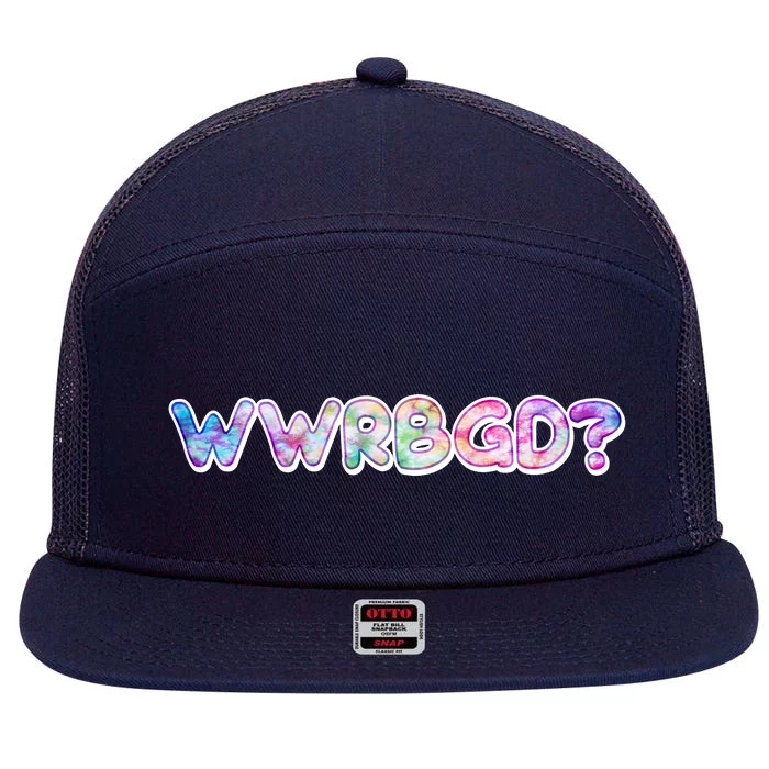 WWRBGD? What Would Ruth Bader Ginsburg Do Tribute 7 Panel Mesh Trucker Snapback Hat