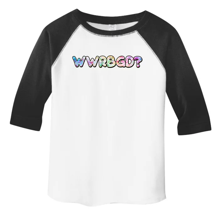 WWRBGD? What Would Ruth Bader Ginsburg Do Tribute Toddler Fine Jersey T-Shirt