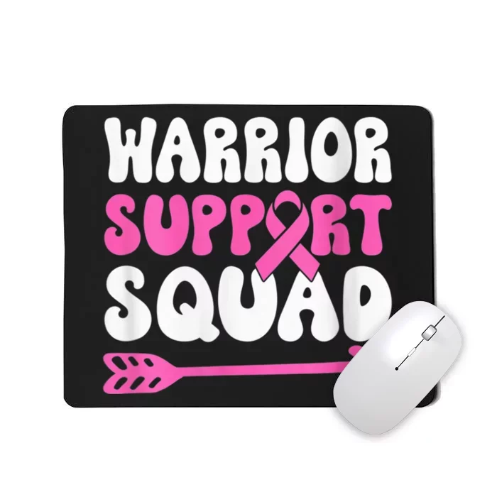 Wo Warrior Support Pink Ribbon Squad Breast Cancer Mousepad