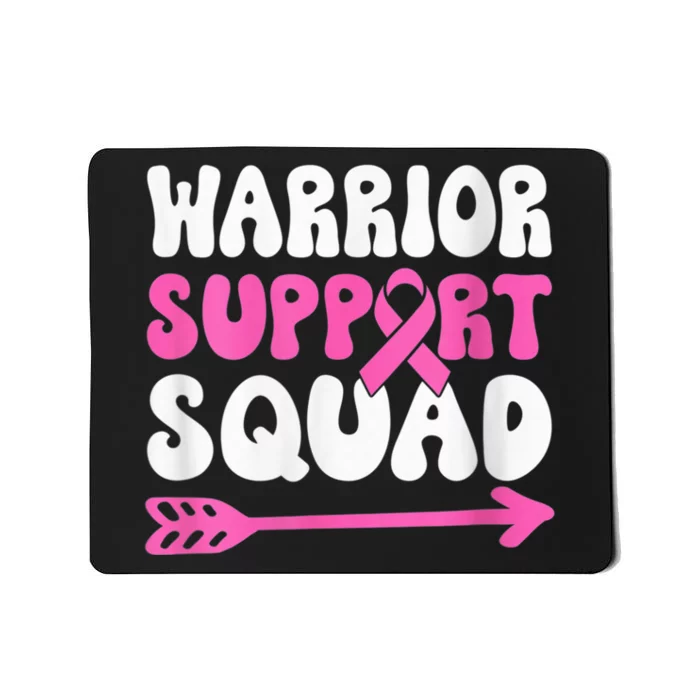 Wo Warrior Support Pink Ribbon Squad Breast Cancer Mousepad