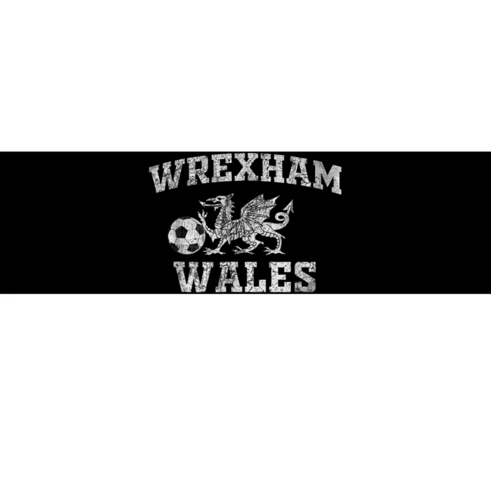 Wrexham Wales Soccer Jersey Bumper Sticker