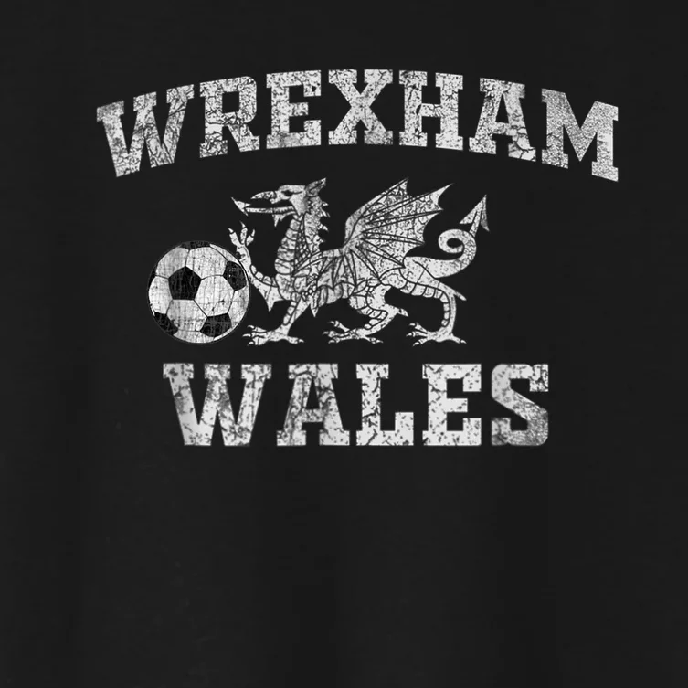 Wrexham Wales Soccer Jersey Women's Crop Top Tee