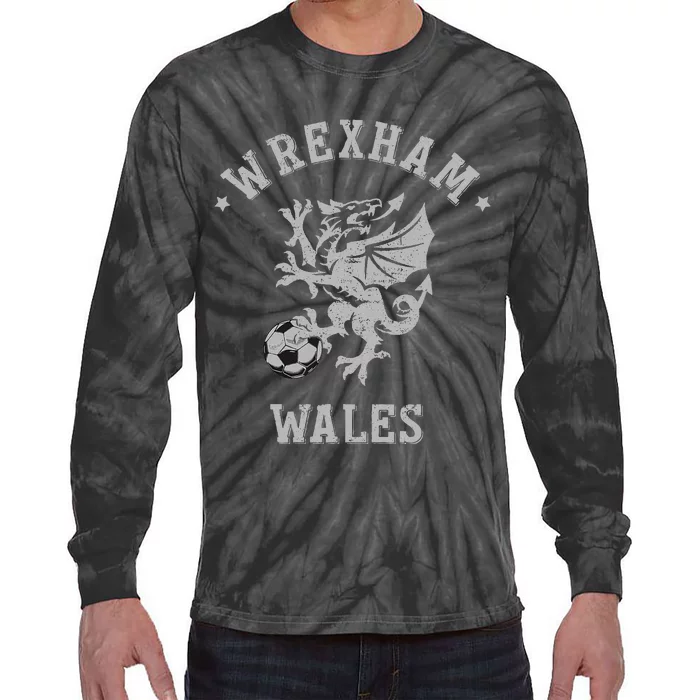 Wrexham Wales Soccer Jersey Tie-Dye Long Sleeve Shirt