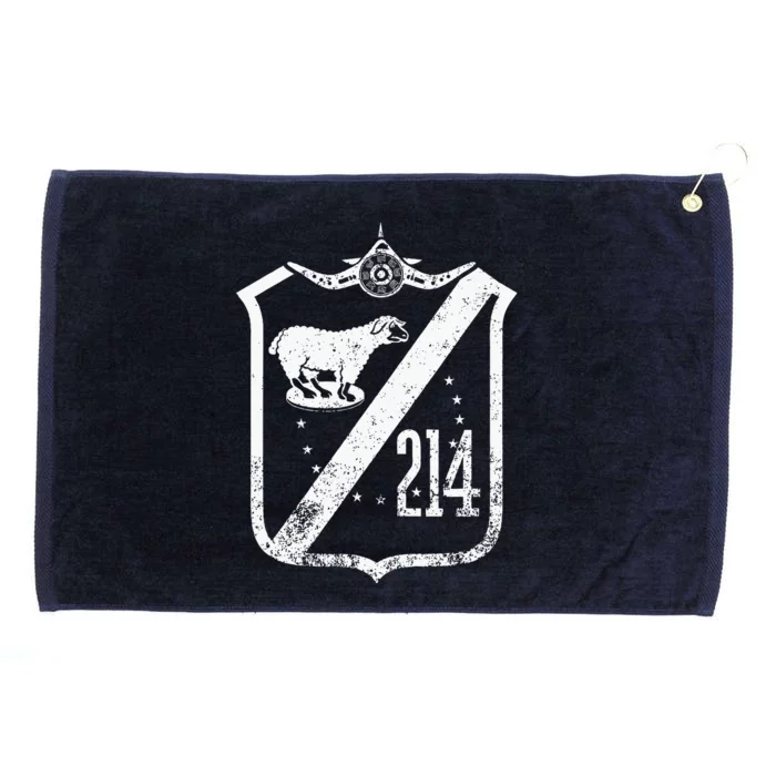 White Ww2 Squadron Patch Vma 214 Black Sheep Grommeted Golf Towel