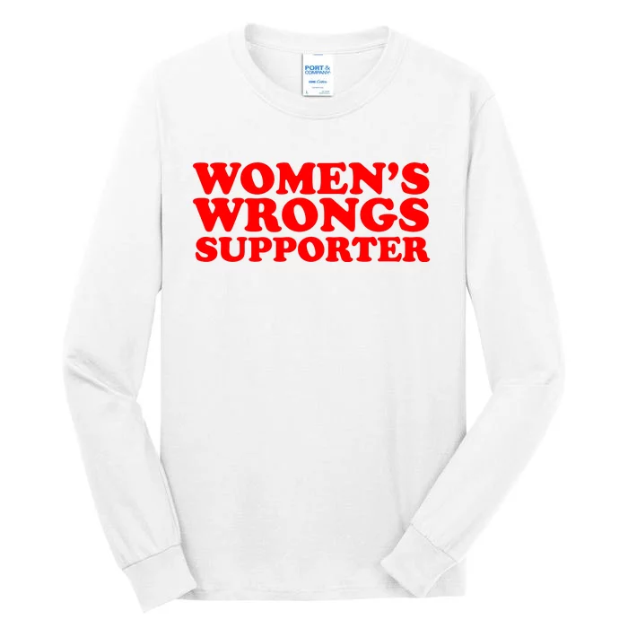 WOMENS WRONGS Supporter Tall Long Sleeve T-Shirt