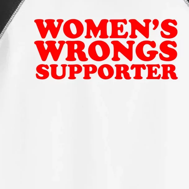 WOMENS WRONGS Supporter Toddler Fine Jersey T-Shirt