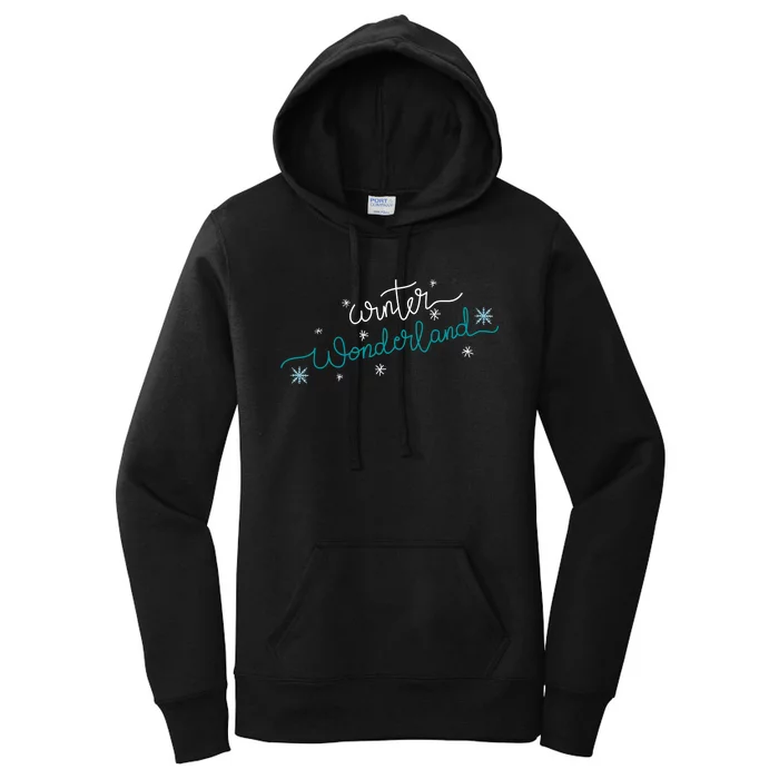 Winter Wonderland Snowflake Women's Pullover Hoodie