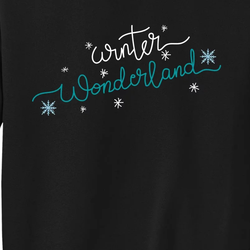 Winter Wonderland Snowflake Tall Sweatshirt