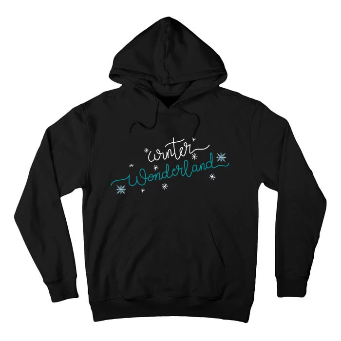 Winter Wonderland Snowflake Tall Hoodie