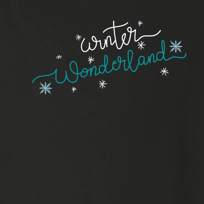 Winter Wonderland Snowflake Toddler Long Sleeve Shirt