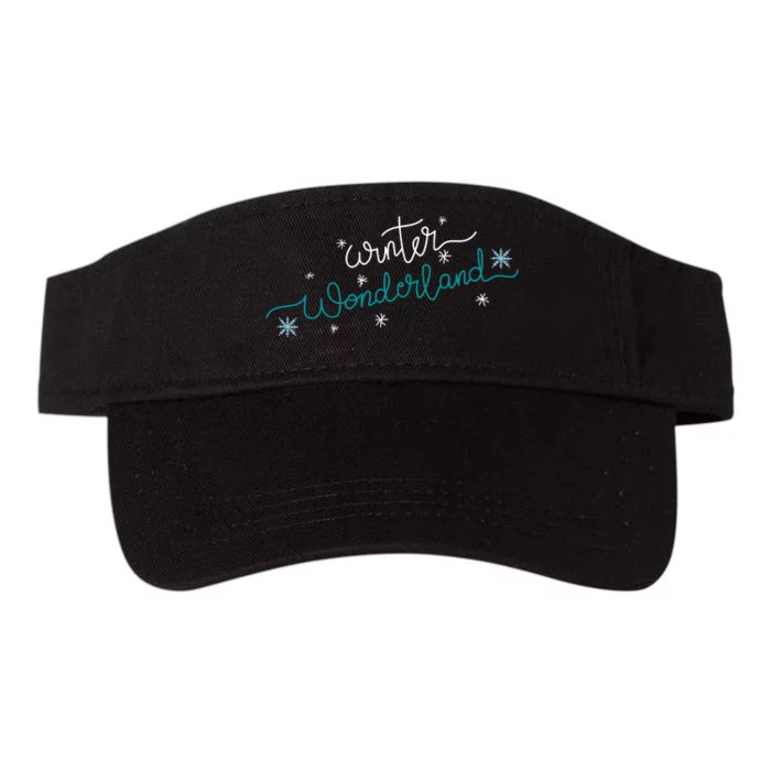 Winter Wonderland Snowflake Valucap Bio-Washed Visor