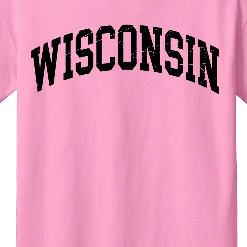 Wisconsin Worn Style Design Classic Kids T-Shirt