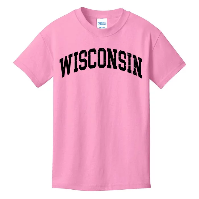 Wisconsin Worn Style Design Classic Kids T-Shirt