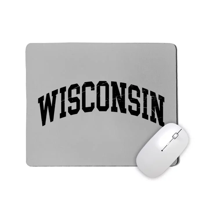 Wisconsin Worn Style Design Classic Mousepad