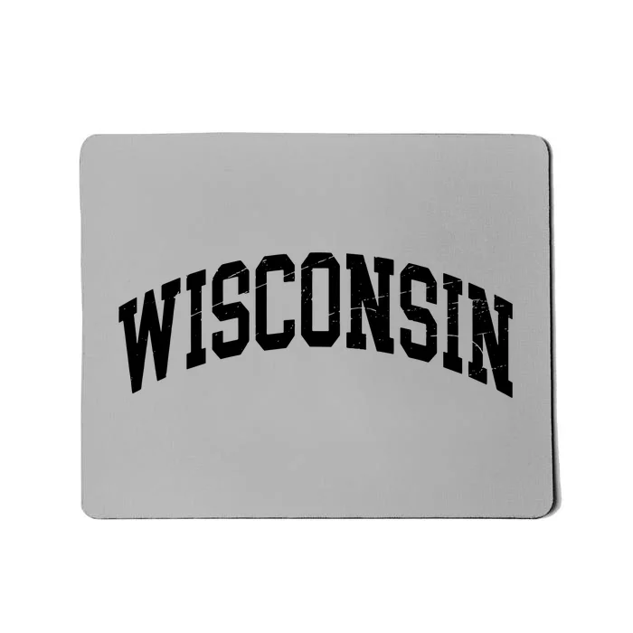 Wisconsin Worn Style Design Classic Mousepad