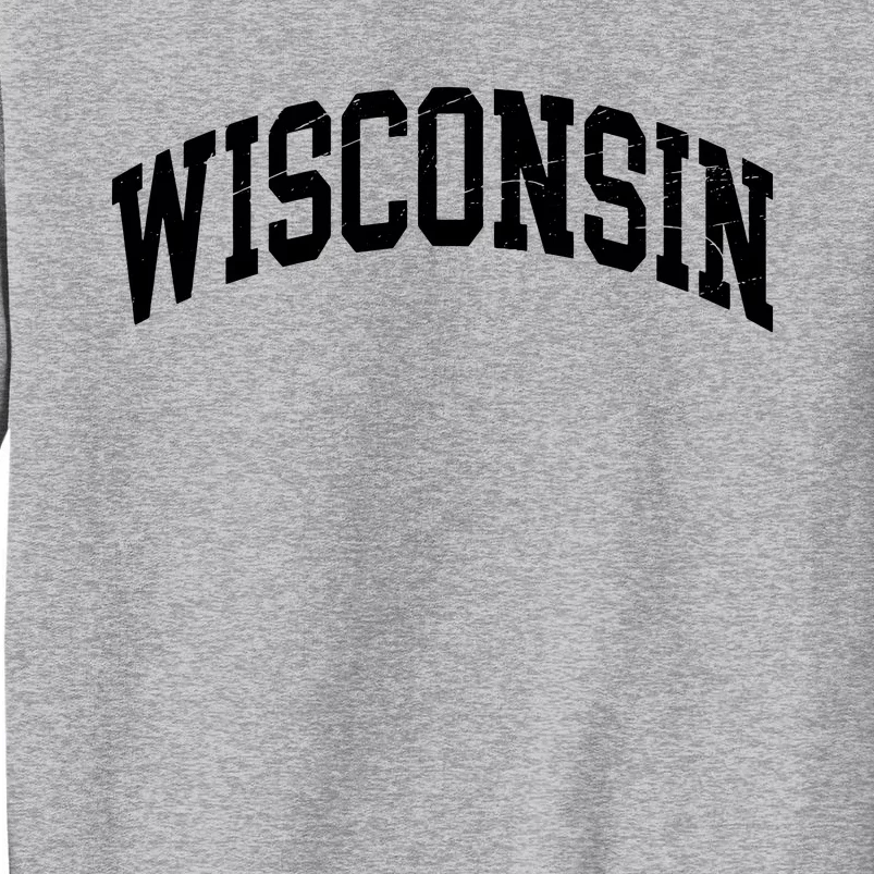 Wisconsin Worn Style Design Classic Sweatshirt