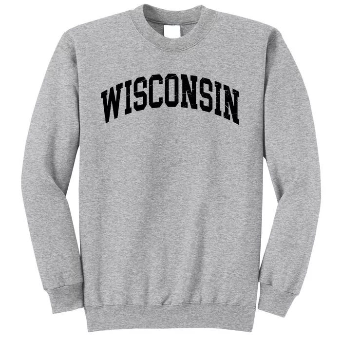 Wisconsin Worn Style Design Classic Sweatshirt