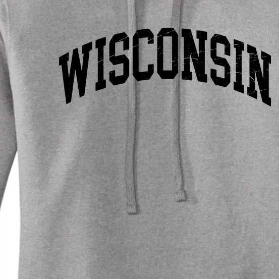 Wisconsin Worn Style Design Classic Women's Pullover Hoodie