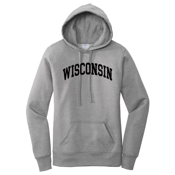 Wisconsin Worn Style Design Classic Women's Pullover Hoodie