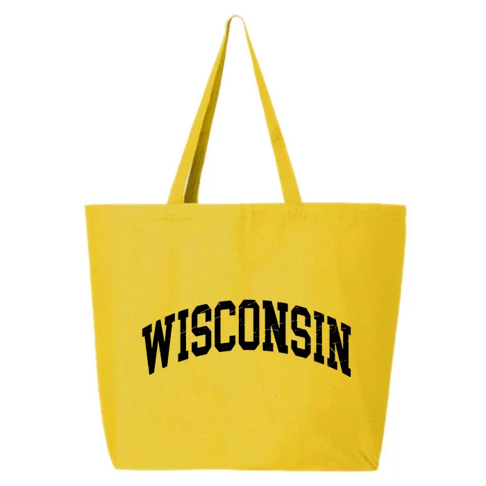 Wisconsin Worn Style Design Classic 25L Jumbo Tote