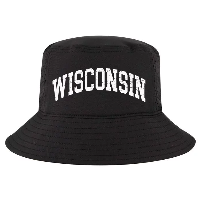 Wisconsin Worn Style Design Classic Cool Comfort Performance Bucket Hat