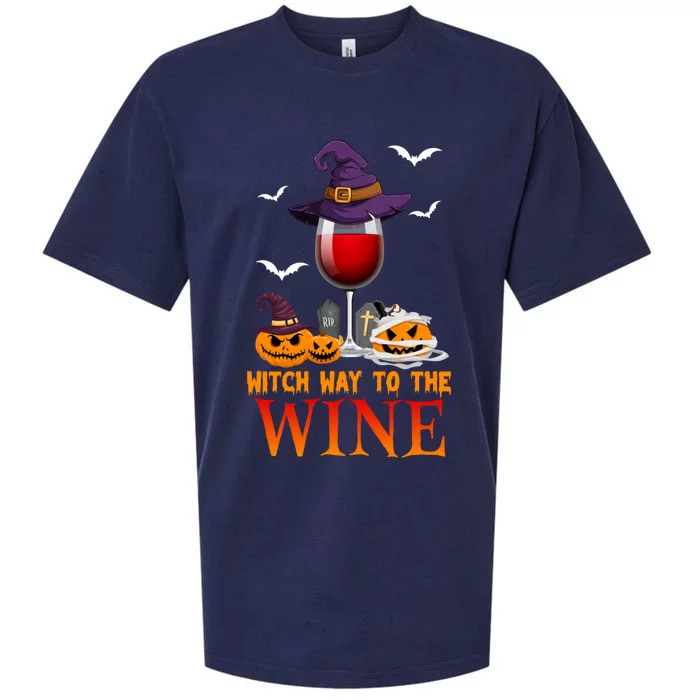 Witch Way To The Wine Funny Costume For Witch Lover Great Gift Sueded Cloud Jersey T-Shirt