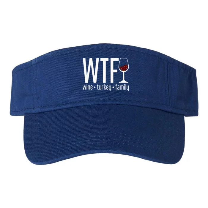 wtf wine turkey family Valucap Bio-Washed Visor