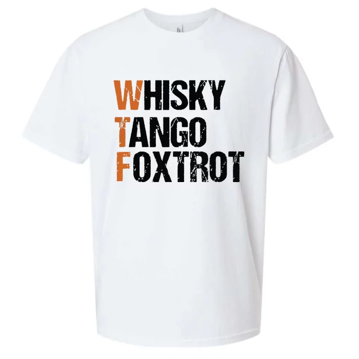 WTF Whisky Tango Foxtrot Sueded Cloud Jersey T-Shirt