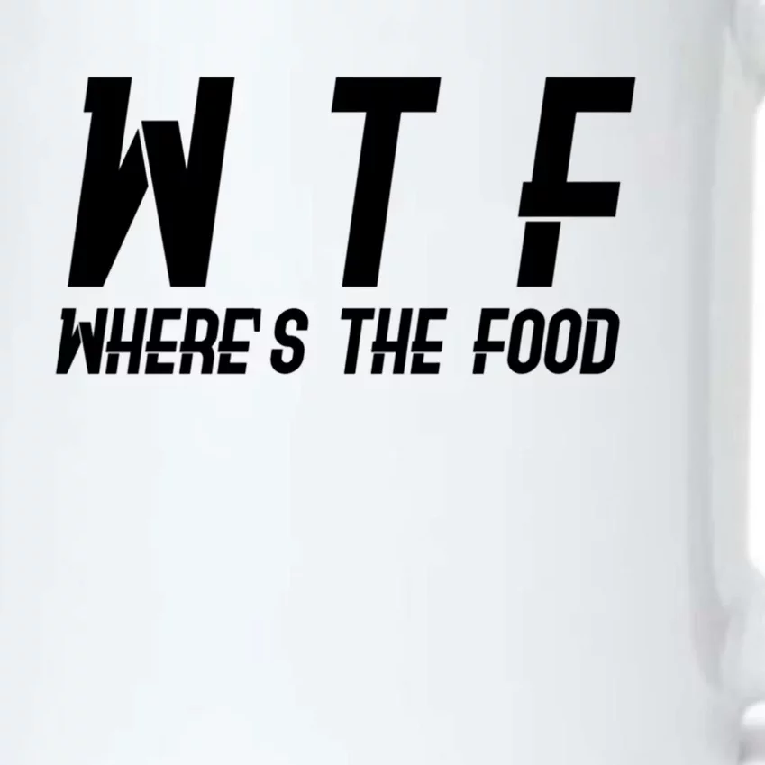 Wtf Wheres The Food Funny Gift Black Color Changing Mug