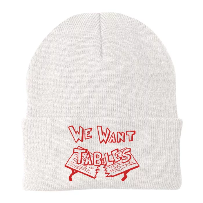 We Want Tables Wrestling Funny Knit Cap Winter Beanie